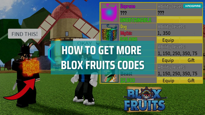 How to get more Blox Fruits Codes