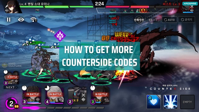 How to get more Counterside codes