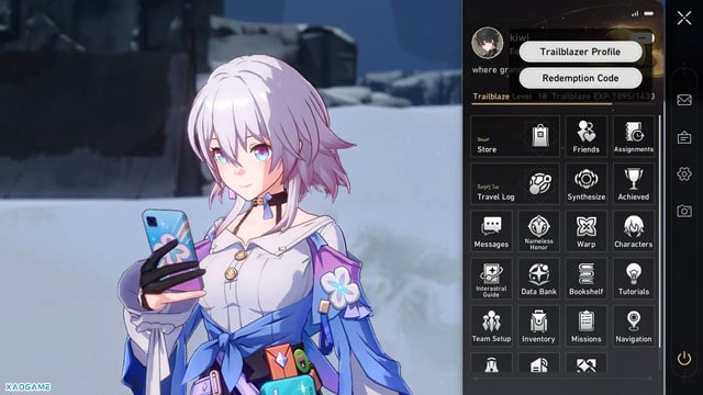 How to redeem code in Honkai Star Rail