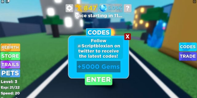 How to redeem code in Legends of speed