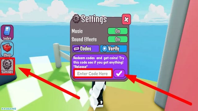 How to redeem code in Pet Crafting Simulator